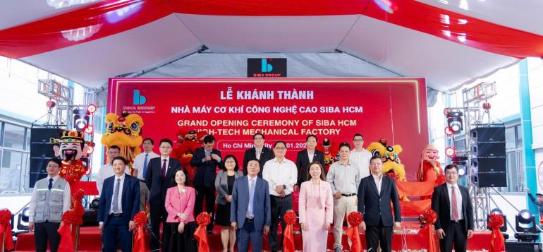 SIBA GROUP KHÁNH THÀNH NHÀ MÁY CƠ KHÍ CÔNG NGHỆ CAO HCM, KỲ VỌNG DOANH THU GẦN 1.000 TỶ ĐỒNG/NĂM