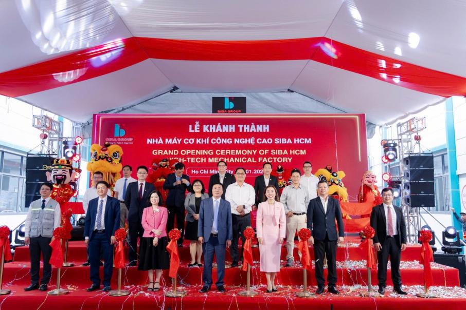 SIBA GROUP KHÁNH THÀNH NHÀ MÁY CƠ KHÍ CÔNG NGHỆ CAO HCM, KỲ VỌNG DOANH THU GẦN 1.000 TỶ ĐỒNG/NĂM