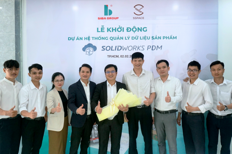 SIBA GROUP CHÍNH THỨC KHỞI ĐỘNG DỰ ÁN HỆ THỐNG QUẢN LÝ DỮ LIỆU SẢN PHẨM – SOLIDWORKS PDM
