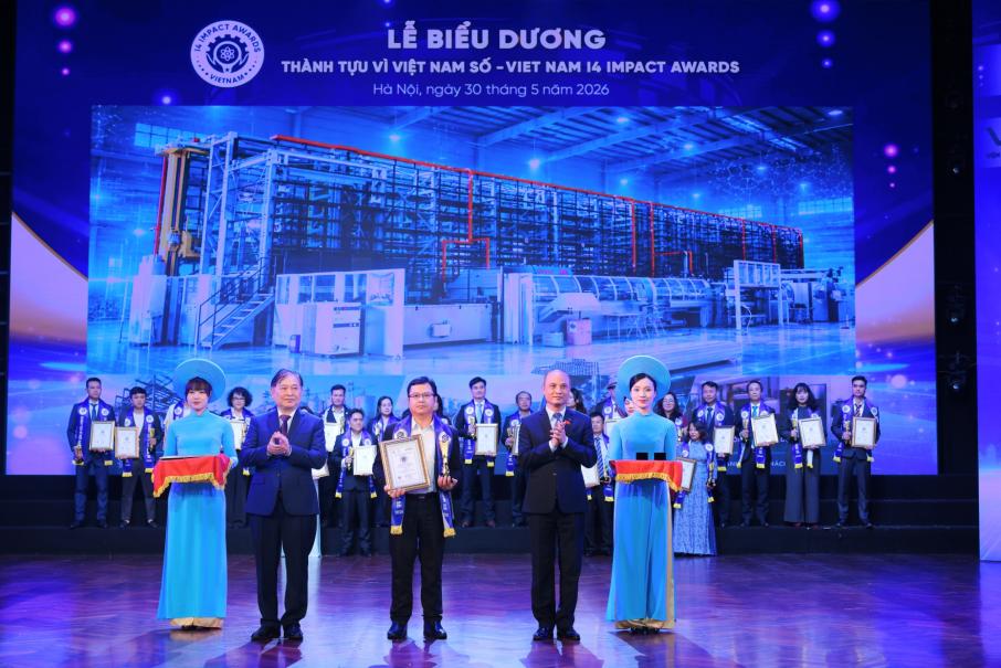 SIBA GROUP ĐƯỢC VINH DANH Ở HAI HẠNG MỤC CÔNG NGHIỆP THÔNG MINH VÀ ĐỔI MỚI SÁNG TẠO VÌ PHÁT TRIỂN BỀN VỮNG TẠI VIET NAM I4 IMPACT AWARDS 2026