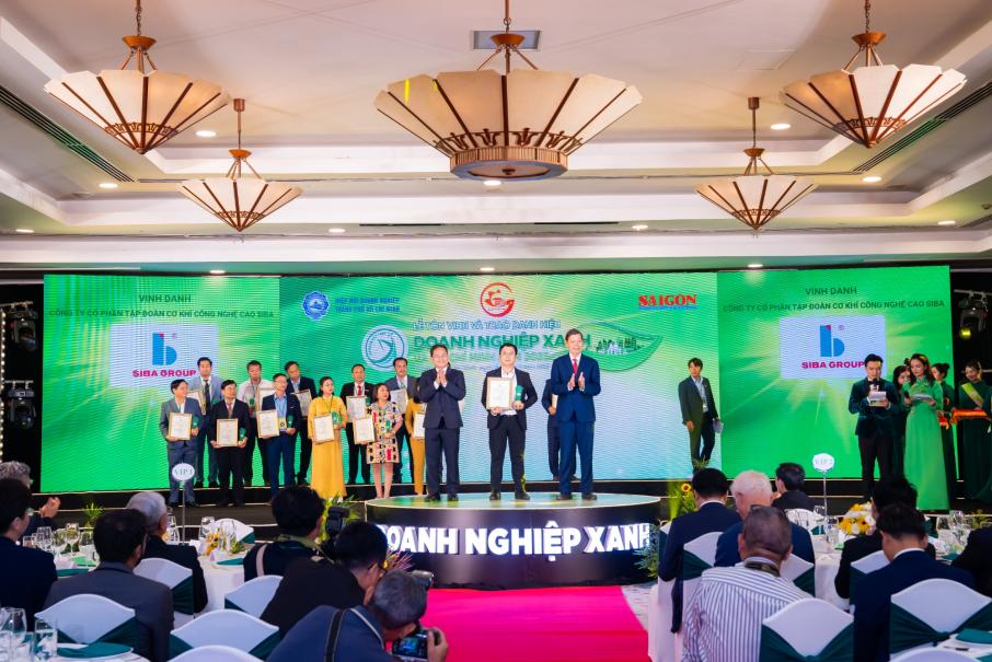 SIBA GROUP được trao tặng danh hiệu doanh nghiệp xanh TPHCM 2023