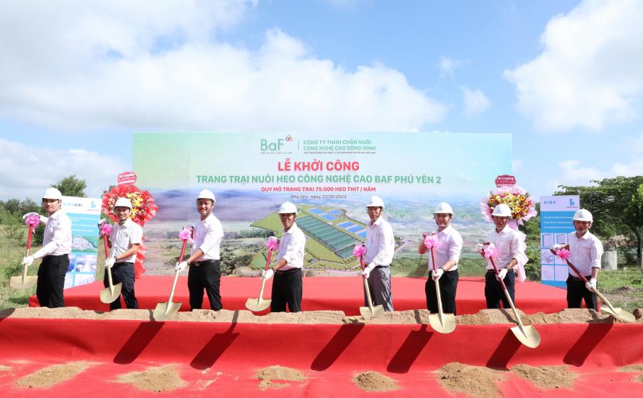 Lễ khởi công xây dựng trang trại chăn nuôi heo công nghệ cao Phú Yên 2